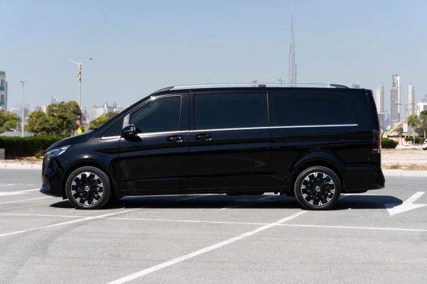  Black Mercedes V300 Avantgarde Extra Long Photo 