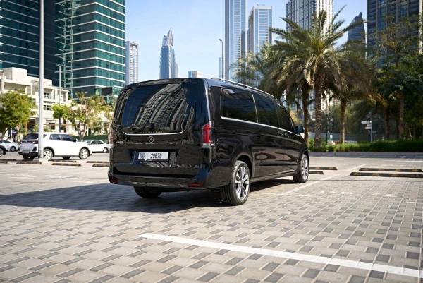  Black Mercedes V300 Avantgarde Extra Long Photo 