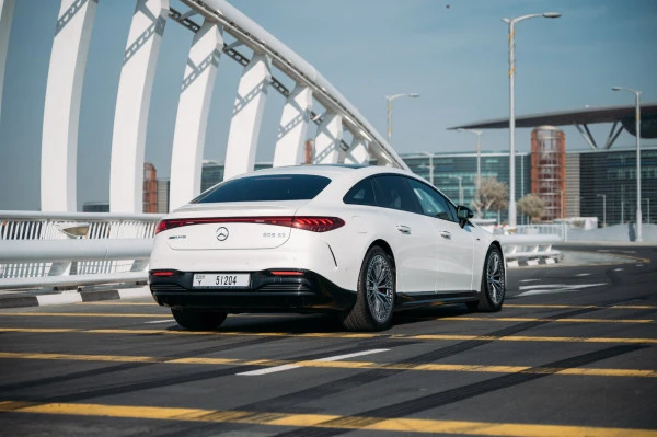  White Mercedes EQS 53 AMG Photo 