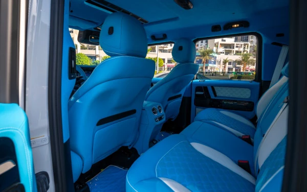  White Mercedes G63 Brabus Kit Photo 